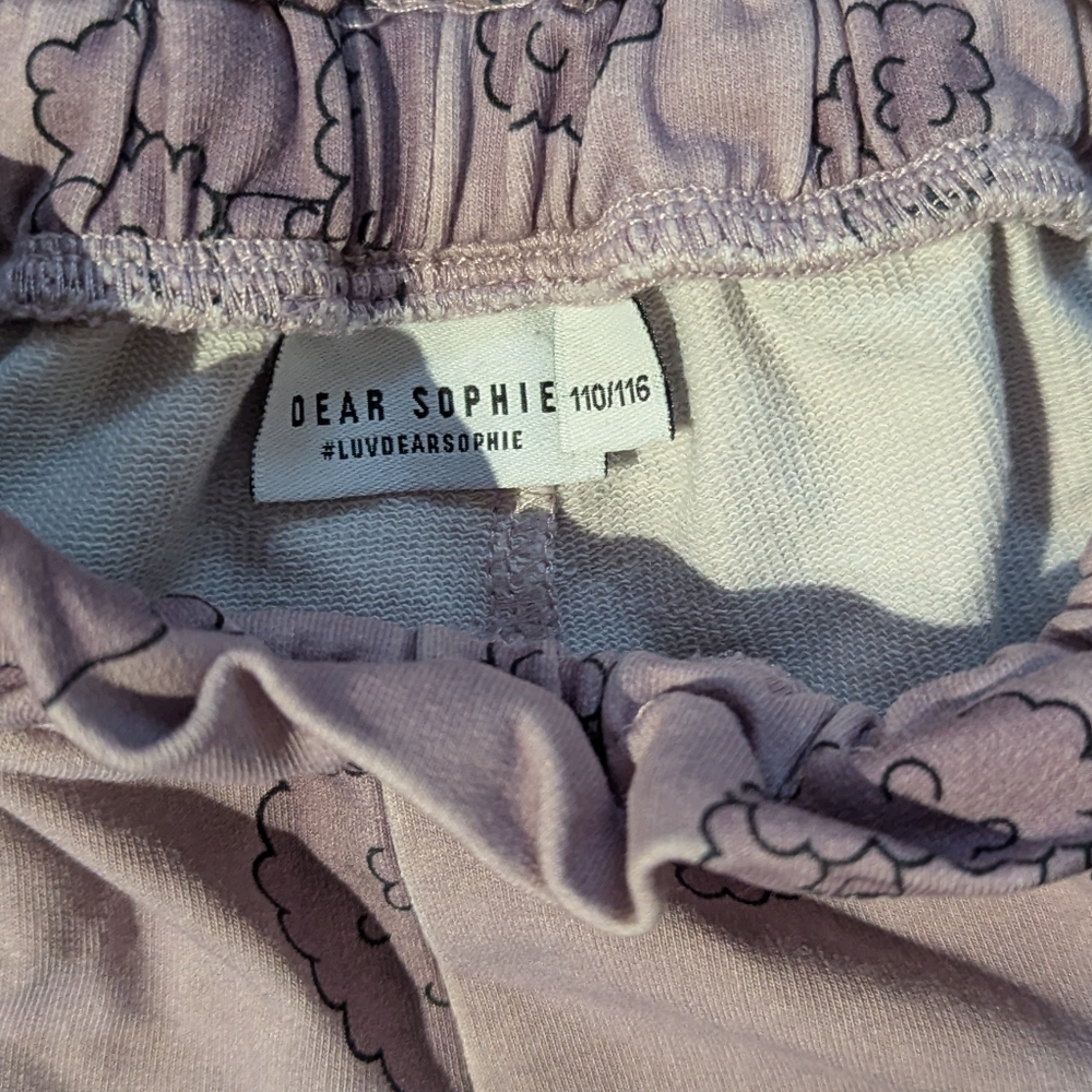 Dear Sophie Culottes with Poodle Print - Purple - Picture 3 of 4